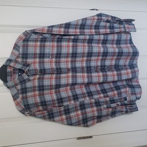 Men's long-sleeved cotton shirt by Southern Shirt, size Large